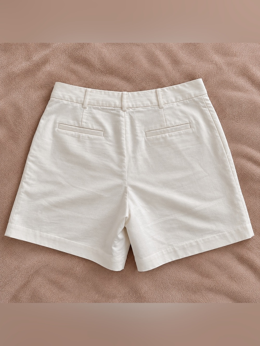 Lauren Ralph Lauren Pleated High-Rise Linen Blend Twill Shorts Size 10 NWOT - Picture 2 of 6